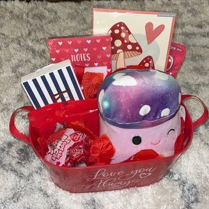 Squishmallow Minya NWT Valentine’s Day Basket